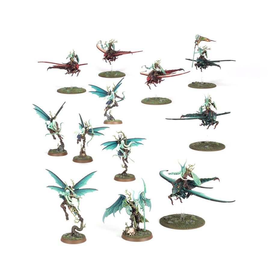 スピアヘッド:シルヴァネス:スパイトウィングの群れ | ウォーハンマーAge of Sigmar