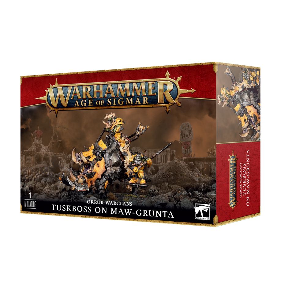 Orruk Warboss on Maw-grunta | Warhammer Age of Sigmar (AoS)