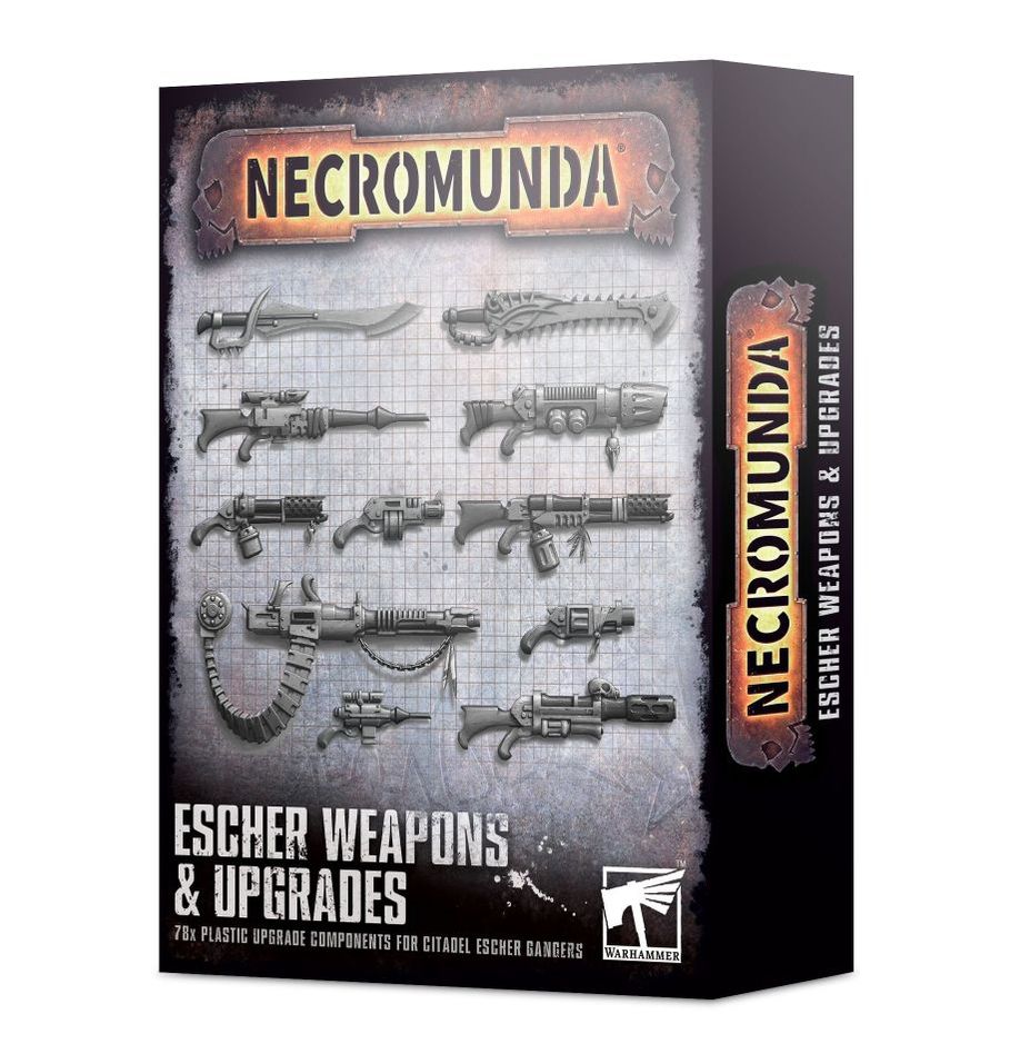 Necromunda: Necromunda: ESCHER WEAPONS & UPGRADES | MAG-HAMMER Mail Order
