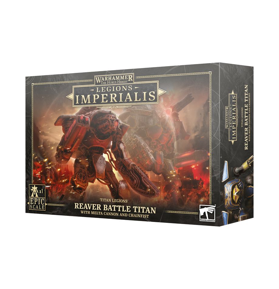 レギオンズ・インペリアリス:リーヴァー・タイタン(メルタキャノン&チェーンフィスト装備) | ホルス・ヘレシー(The Horus Heresy)