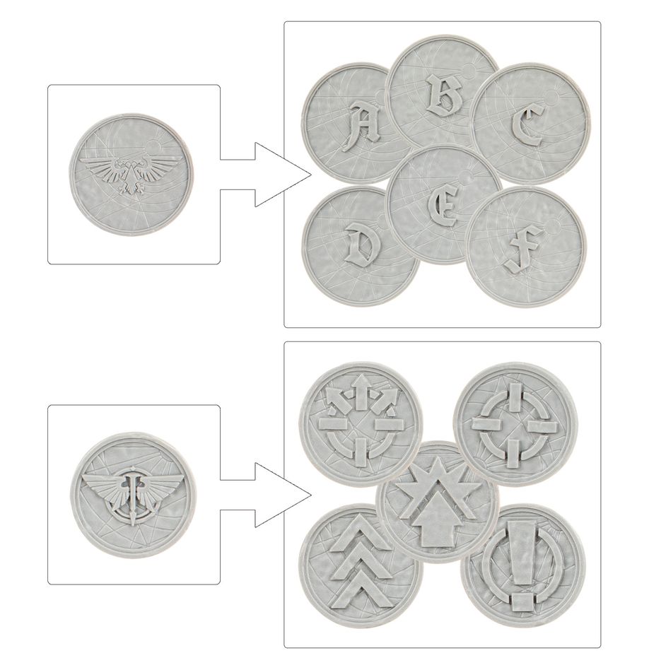 ホルス・ヘレシー:レギオンズ・インペリアリス:命令トークン&作戦目標マーカー | MAG-HAMMER