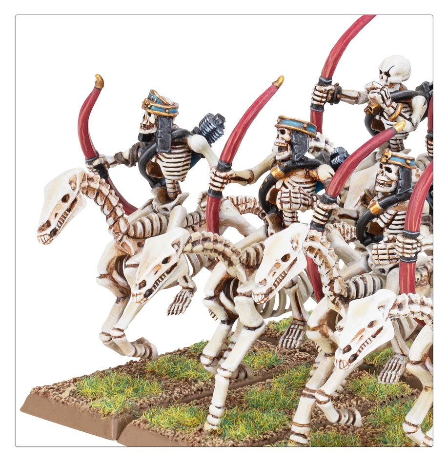 WHOW:TOMB KINGS OF KHEMRI: SKELETON HORSEMEN | MAG-HAMMER