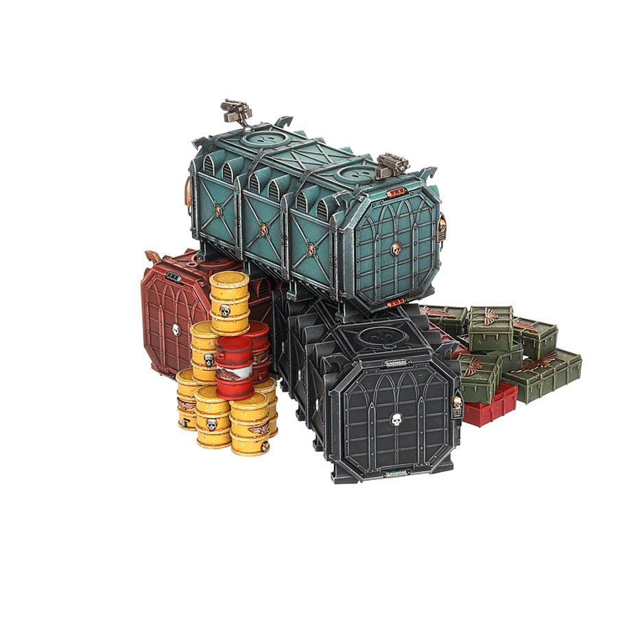 Warhammer 40,000: Battlezone: Manufactorum - Munitorum Armoured Containers | Warhammer 40,000 (40k)