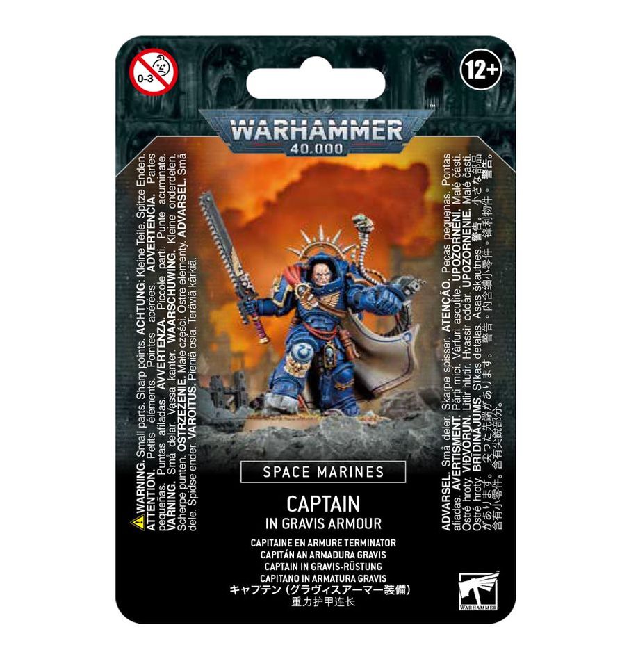 Space Marines: Captain (in Gravis Armour) | Warhammer 40,000 (40k)