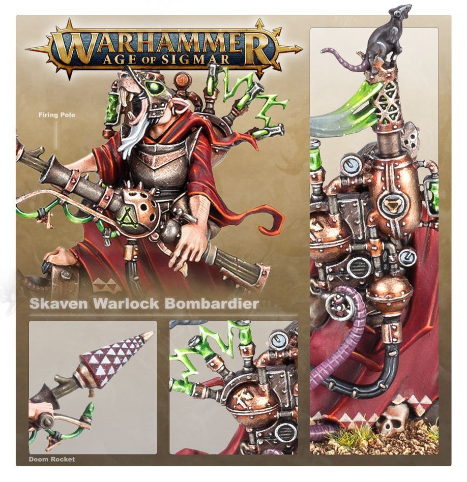 Skaven: Warlock Bombardier | Warhammer Age of Sigmar (AoS)