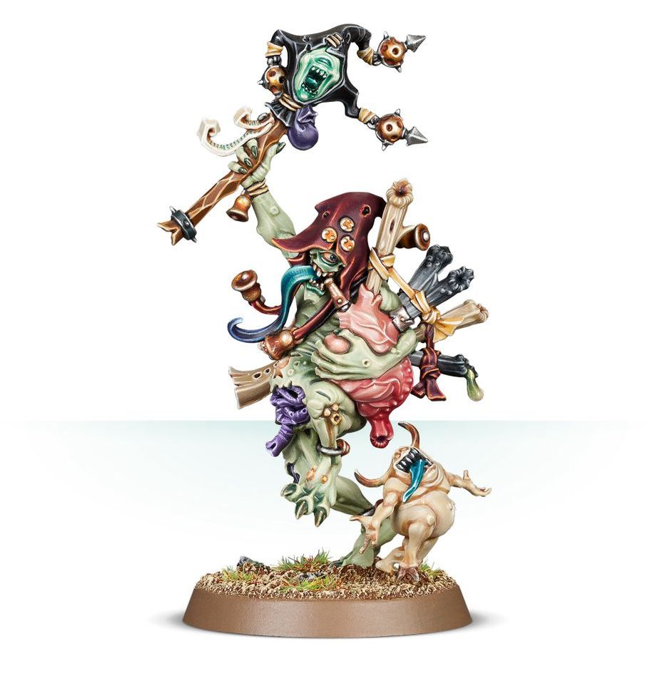 マゴットキン・オヴ・ナーグル: スロッピティ・バイルパイパー | ウォーハンマー40,000（40k）ウォーハンマーAge of Sigmar（AoS）