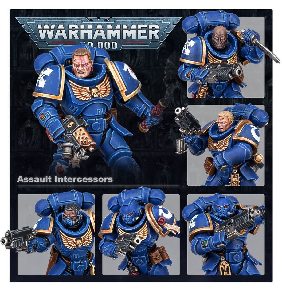 Space Marines: Assault Intercessor Squad | Warhammer 40,000 (40k)