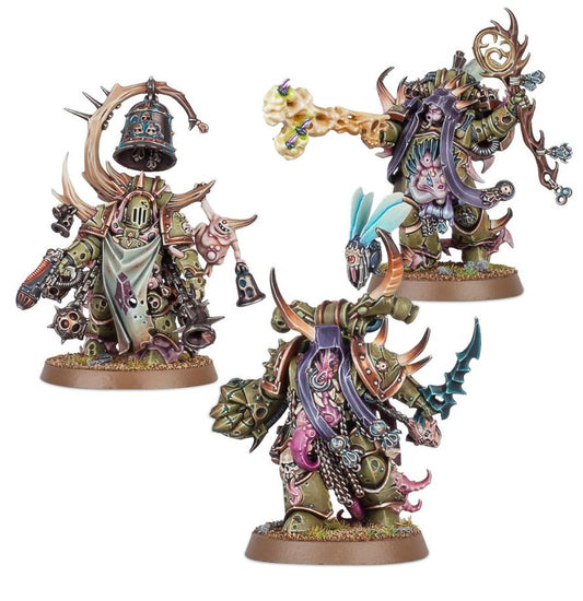 Malignant Plaguecaster, Noxious Blightbringer, and Plague Marine Champion | ウォーハンマー40,000（40k） | 通販限定