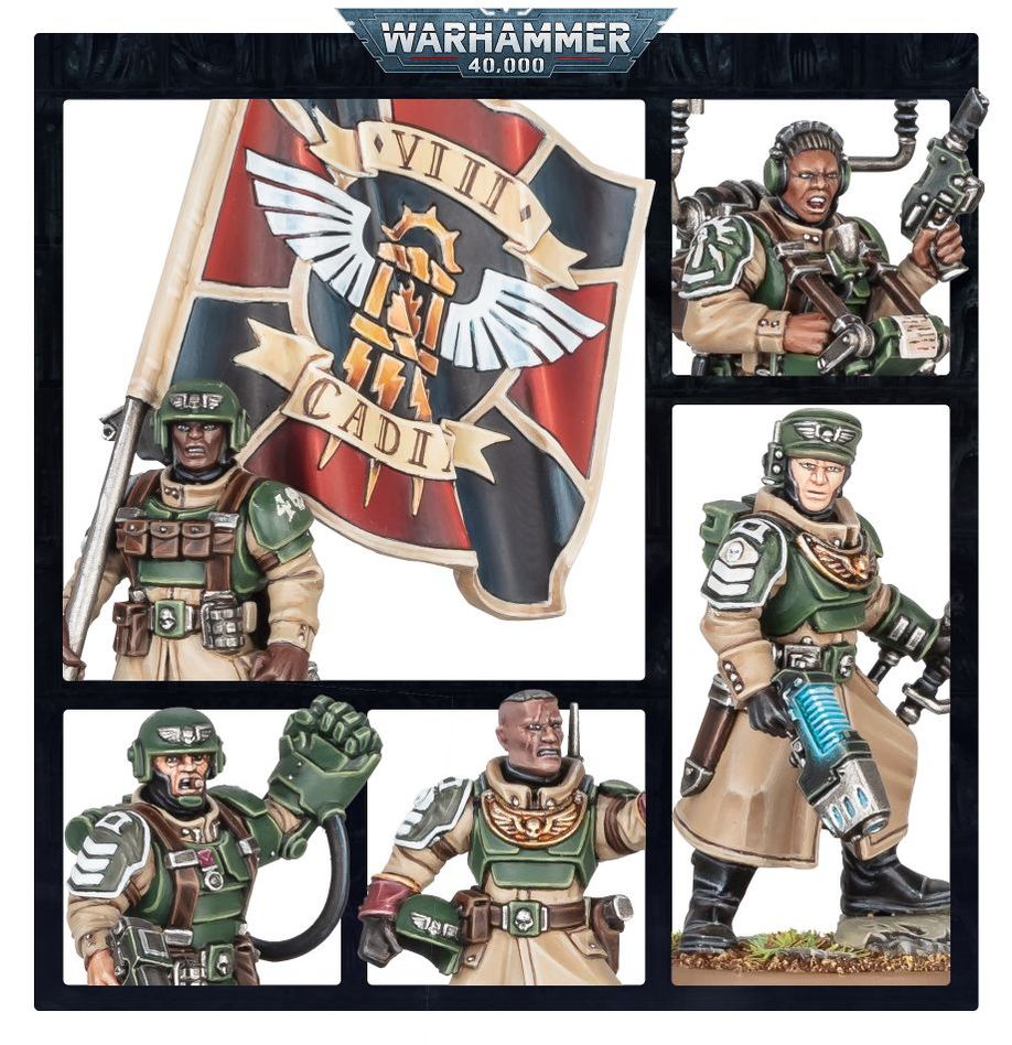 Astra Militarum: Cadian Command Squad | Warhammer 40,000 (40k)