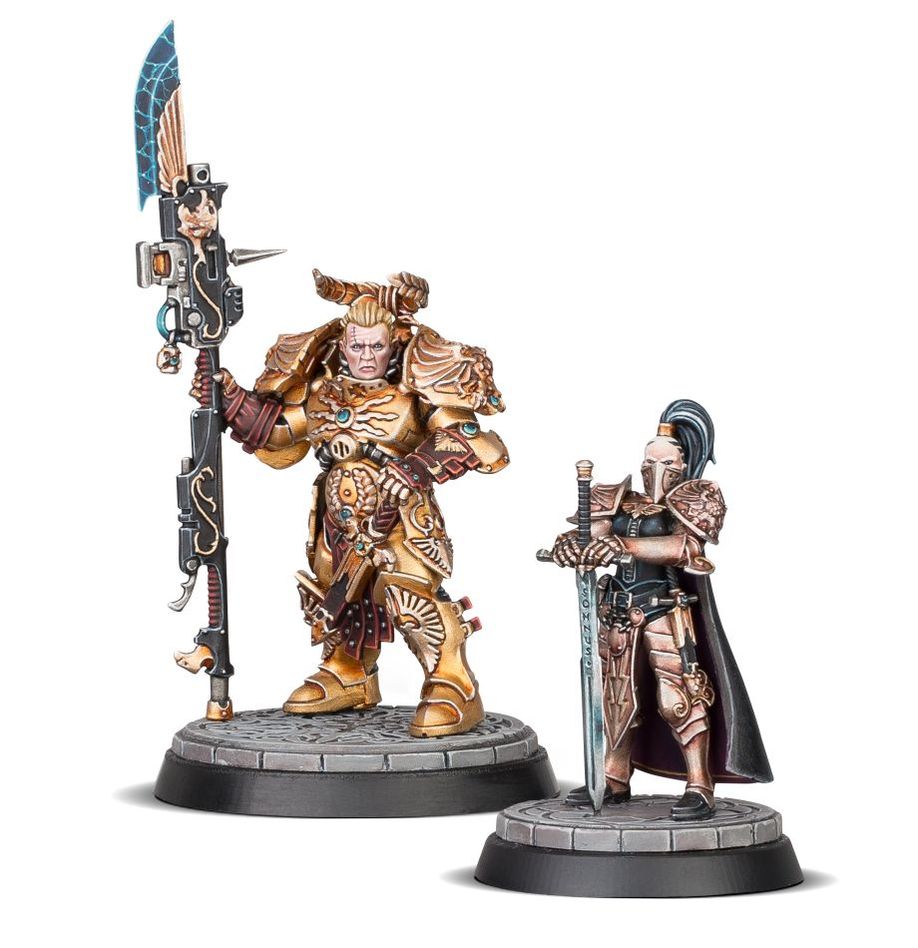 Adeptus Custodes: Valerian and Aleya | Warhammer 40,000 (40k)