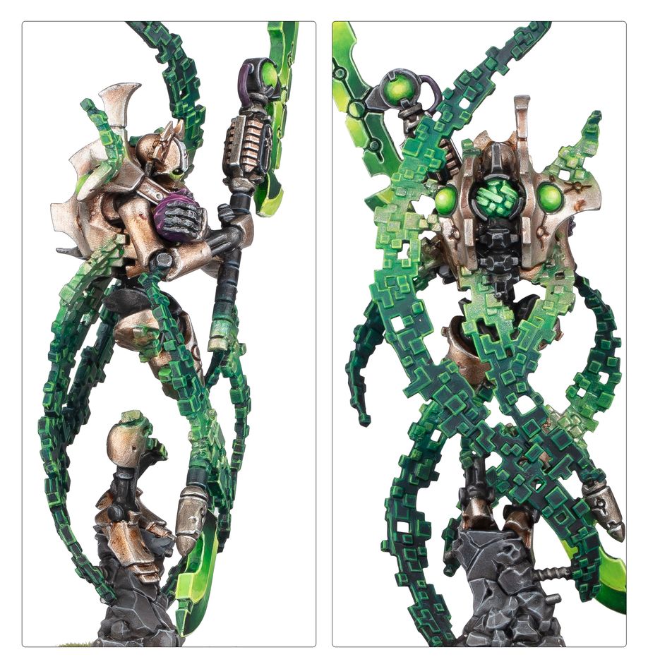 Warhammer 40,000: Necron: Overlord with Translocation Shroud | MAG-HAMMER Online Store