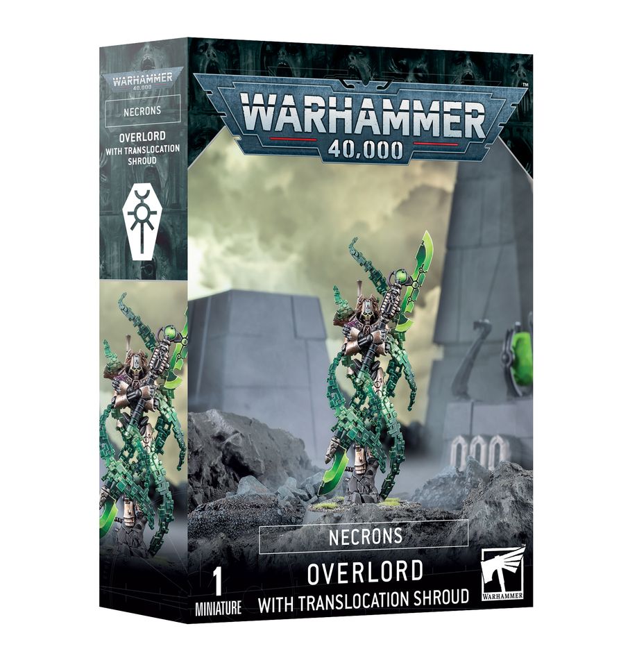 Warhammer 40,000: Necron: Overlord with Translocation Shroud | MAG-HAMMER Online Store