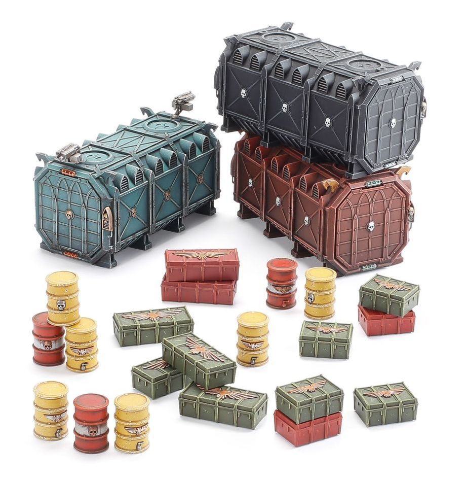 Warhammer 40,000: Battlezone: Manufactorum - Munitorum Armoured Containers | Warhammer 40,000 (40k)