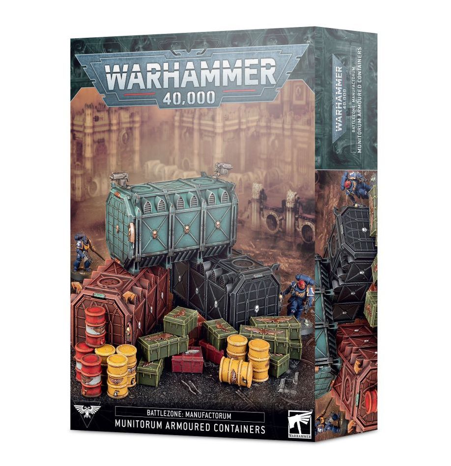 Warhammer 40,000: Battlezone: Manufactorum - Munitorum Armoured Containers | Warhammer 40,000 (40k)