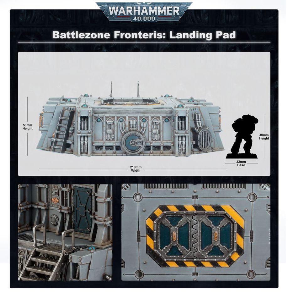 Combat Patrol: Frontier District - Landing Pad | Warhammer 40,000 (40k)