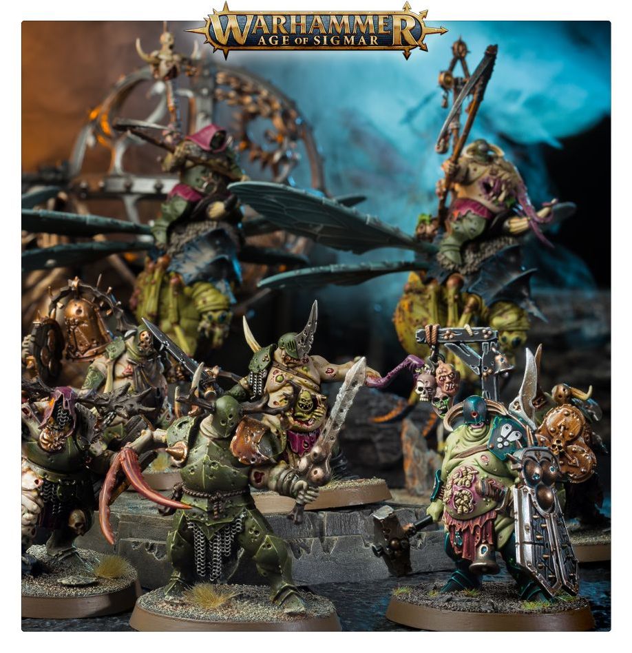 マゴットキン・オヴ・ナーグル：ピュートリッド・ブライトキング | ウォーハンマーAge of Sigmar（AoS）