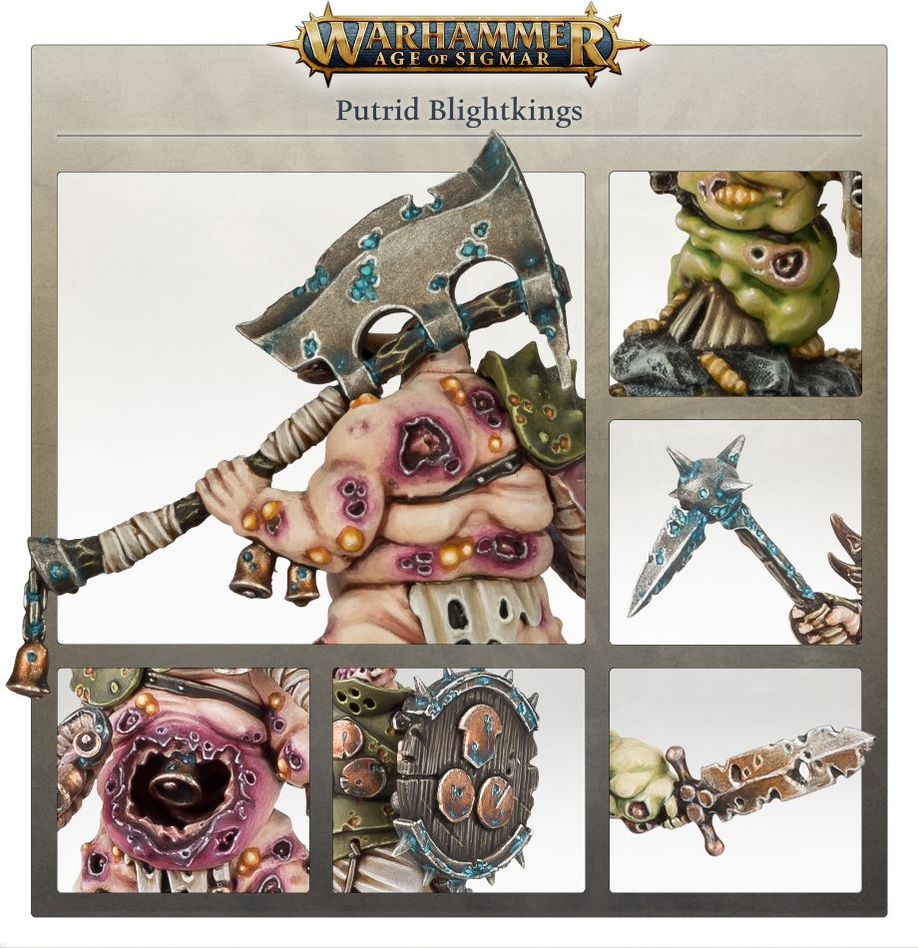 マゴットキン・オヴ・ナーグル：ピュートリッド・ブライトキング | ウォーハンマーAge of Sigmar（AoS）