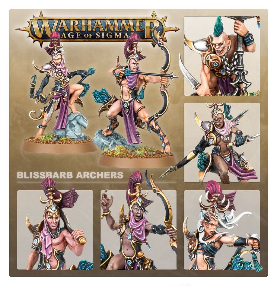 ヘドナイト・オヴ・スラーネッシュ： ブリスバーブ・アーチャー | ウォーハンマーAge of Sigmar（AoS）