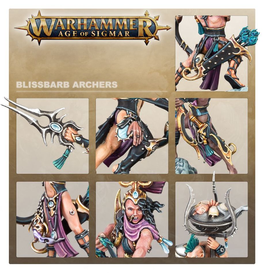 ヘドナイト・オヴ・スラーネッシュ： ブリスバーブ・アーチャー | ウォーハンマーAge of Sigmar（AoS）