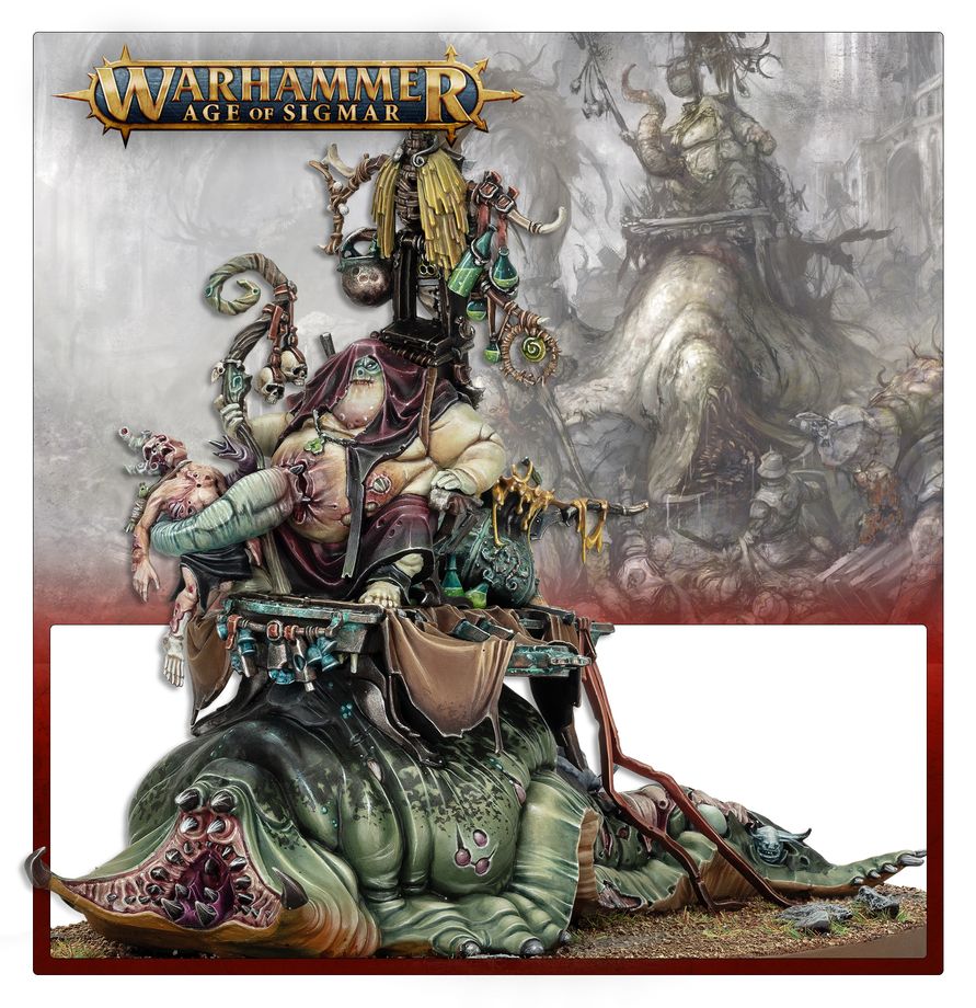 ウォーハンマーAGE OF SIGMAR：マゴットキン・オヴ・ナーグル：“蛭の王”フェスタス | MAG-HAMMER