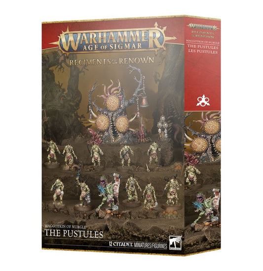 ウォーハンマーAGE OF SIGMAR：名高き連隊：マゴットキン・オヴ・ナーグル：膿疱衆 | MAG-HAMMER