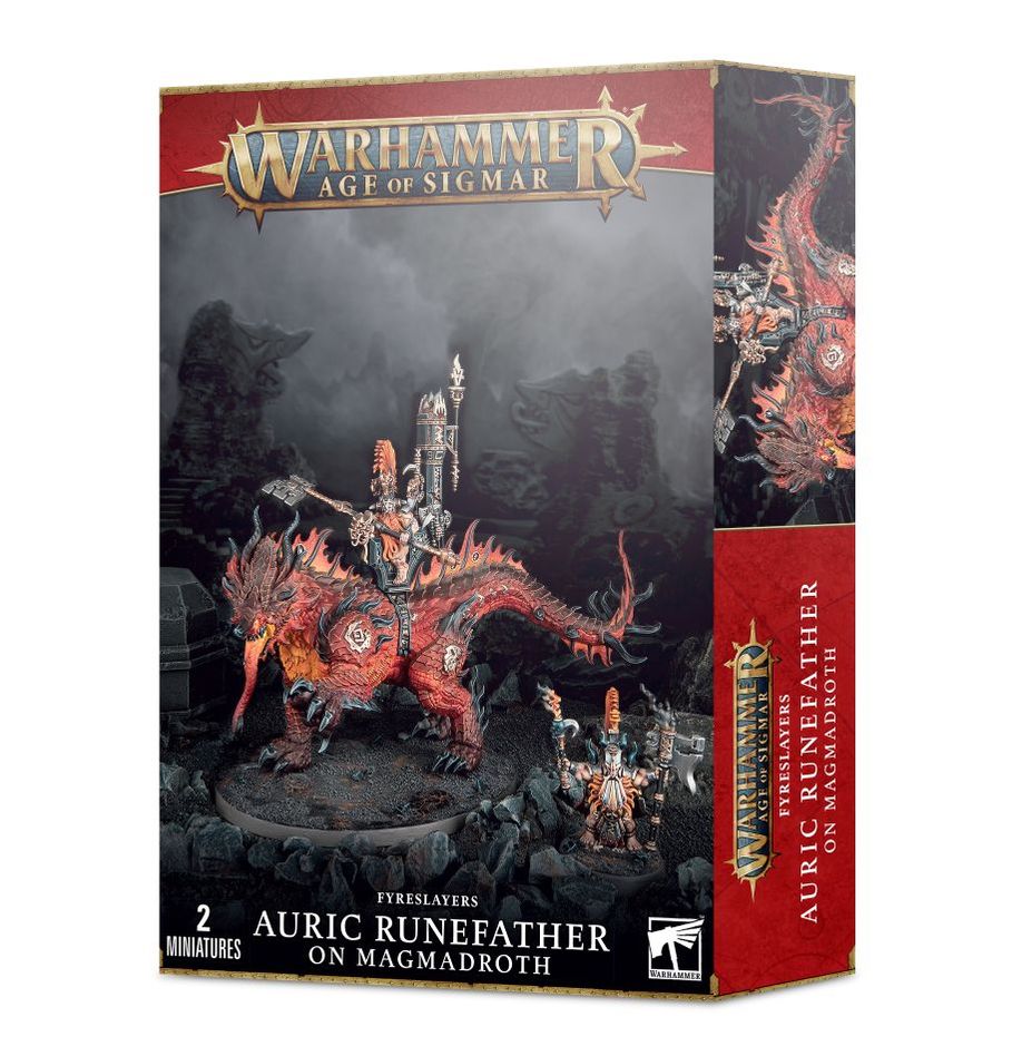 ファイアスレイヤー：オーリック・ルーンファーザー（マグマドロス騎乗） | ウォーハンマーAge of Sigmar（AoS）