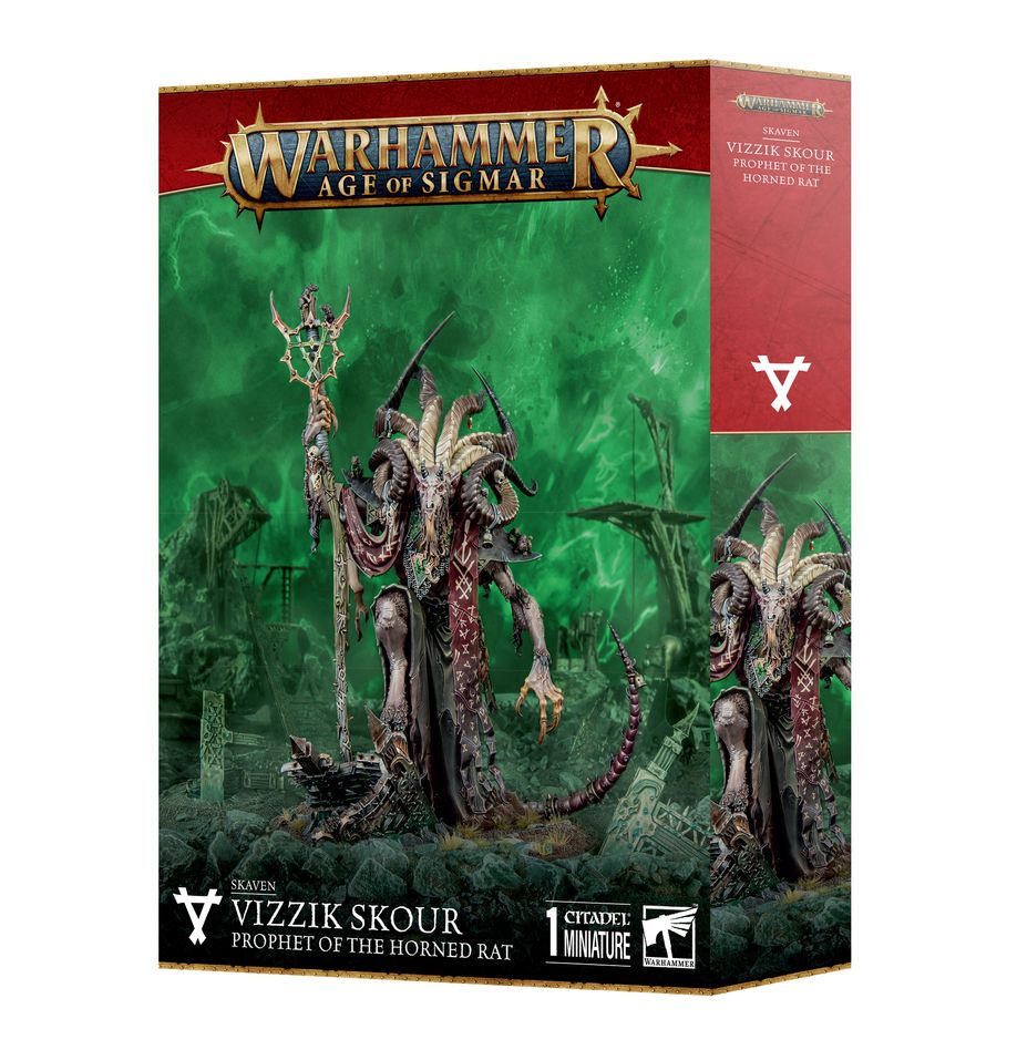 スケイヴン：ヴィジック・スカウア、“角戴きし鼠”の予言者 | ウォーハンマーAge of Sigmar（AoS）