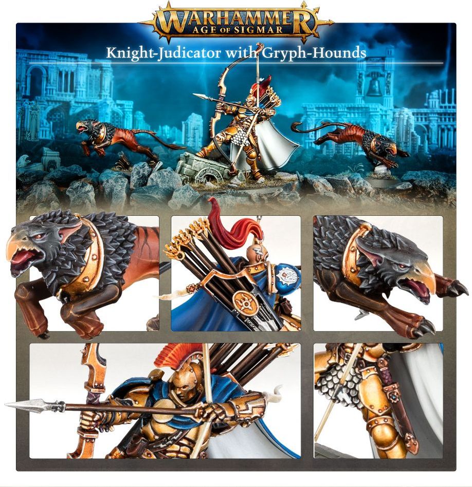 ストームキャスト・エターナル: ナイト・ジュディケイター（グリフハウンド随行） | ウォーハンマーAge of Sigmar（AoS）