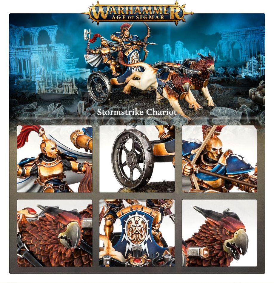 ストームキャスト・エターナル: ストームストライク・チャリオット | ウォーハンマーAge of Sigmar（AoS）
