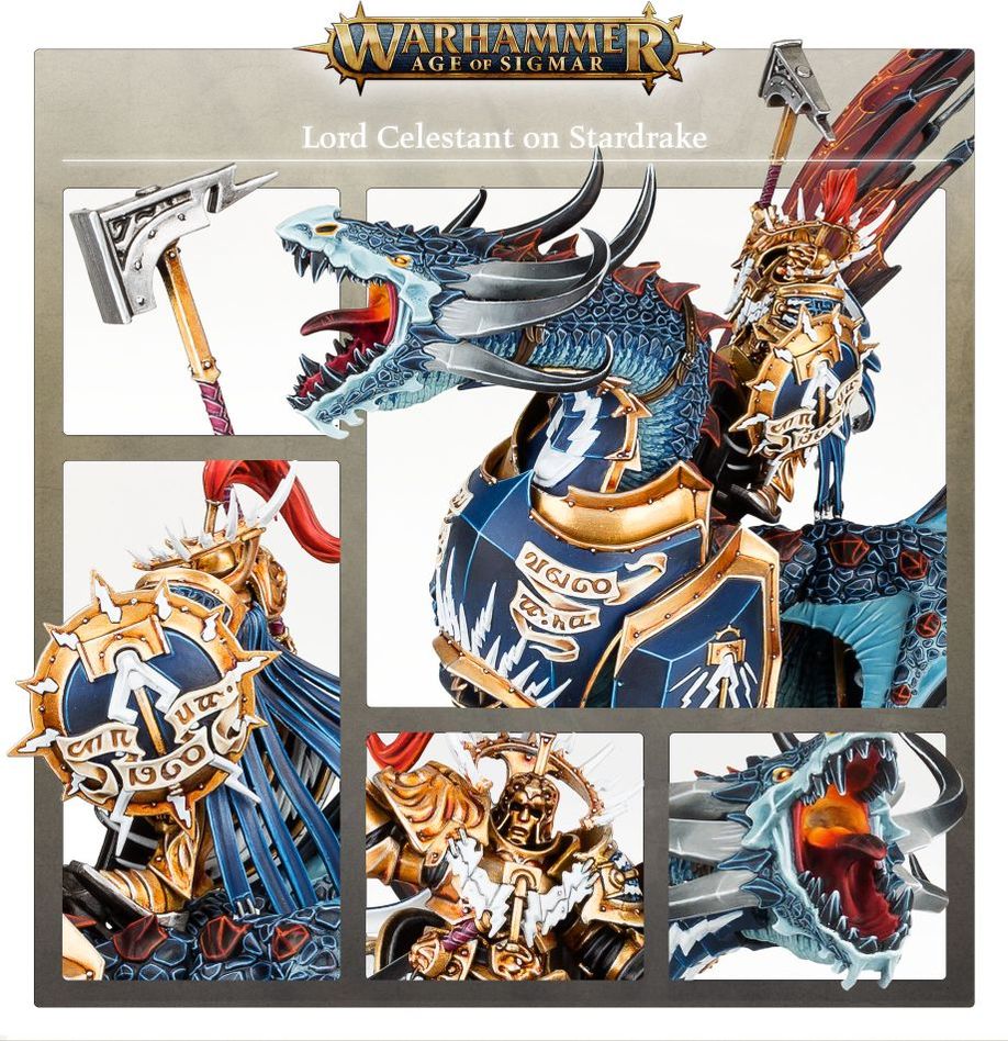ストームキャスト・エターナル: ロード・セレスタント（スタードレイク騎乗） | ウォーハンマーAge of Sigmar（AoS）
