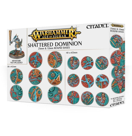 ウォーハンマーAGE OF SIGMAR：シャッタード・ドミニオン：25&32mmラウンドベース | MAG-HAMMER