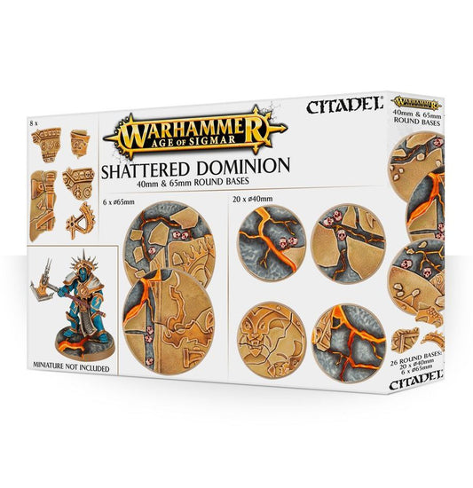 ウォーハンマーAGE OF SIGMAR：シャッタード・ドミニオン：65&40mmラウンドベース | MAG-HAMMER