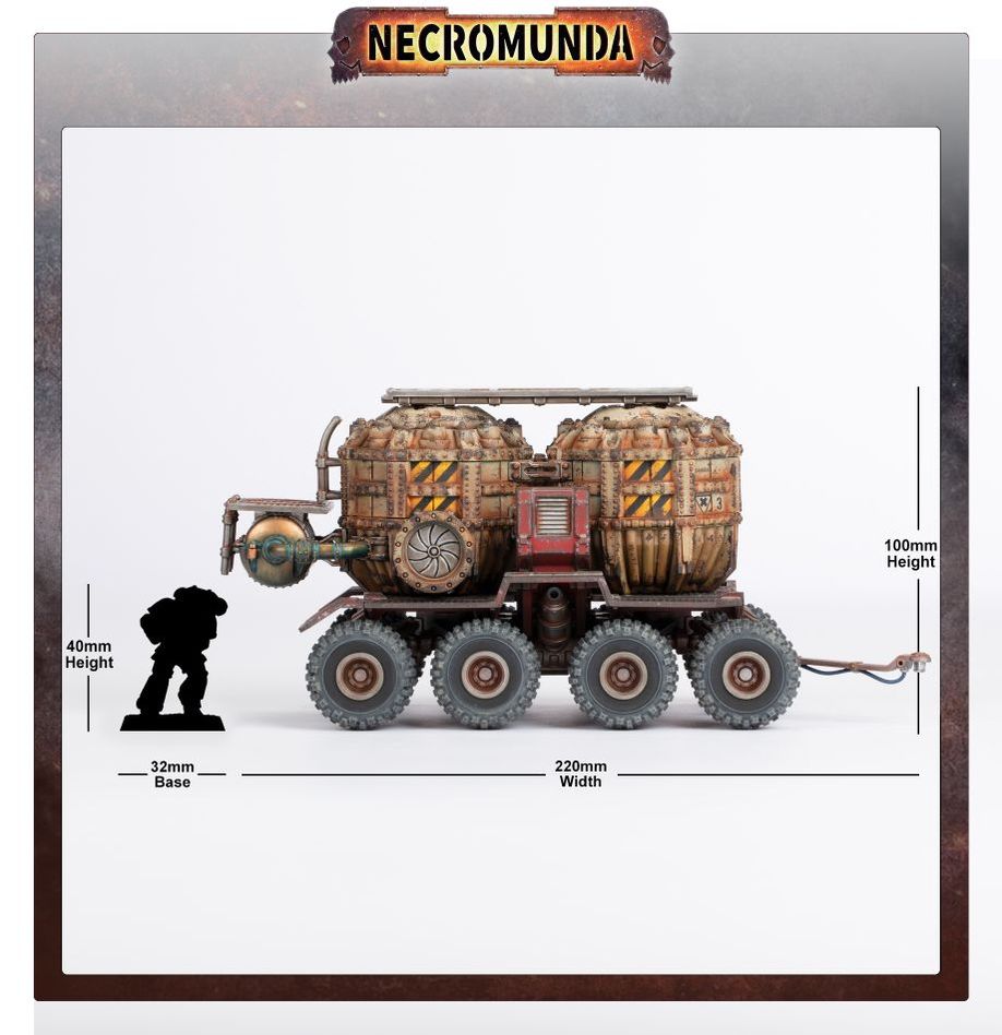 ネクロムンダ：PROMETHIUM TANKS ON CARGO-8 TRAILER | MAG-HAMMER