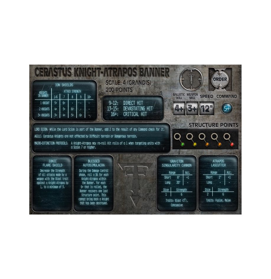 ホルス・ヘレシー：メカニカム・セラストゥス・ナイト・アトラポス | MAG-HAMMER