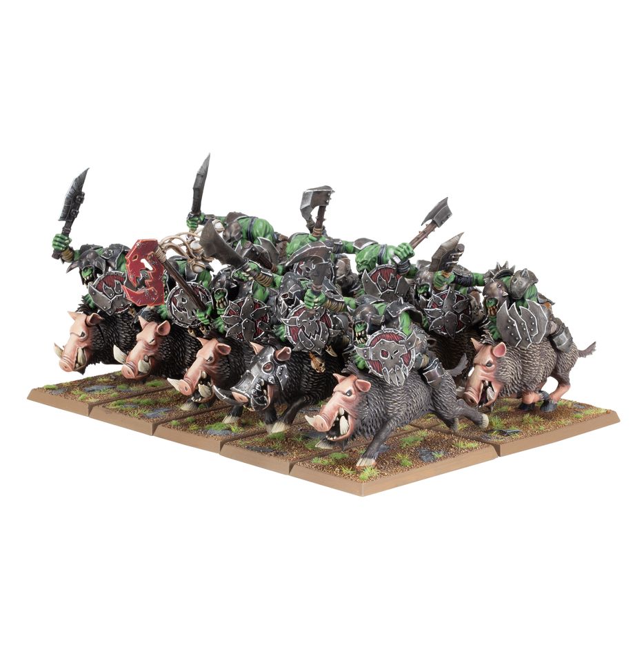 WHOW | ORC & GOBLIN TRIBES: ORC BOAR BOYZ MOB
