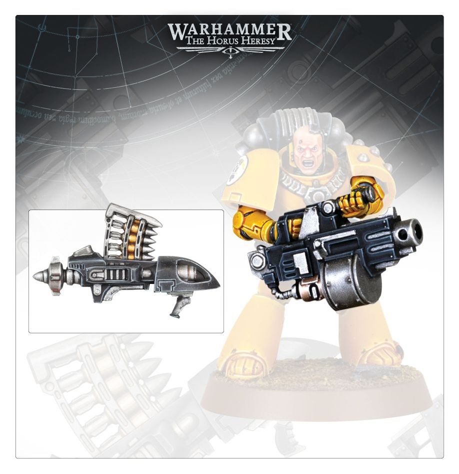 ヘヴィウェポン・アップグレードセット：ミサイルランチャー＆ヘヴィボルター | ホルス・ヘレシー（The Horus Heresy）