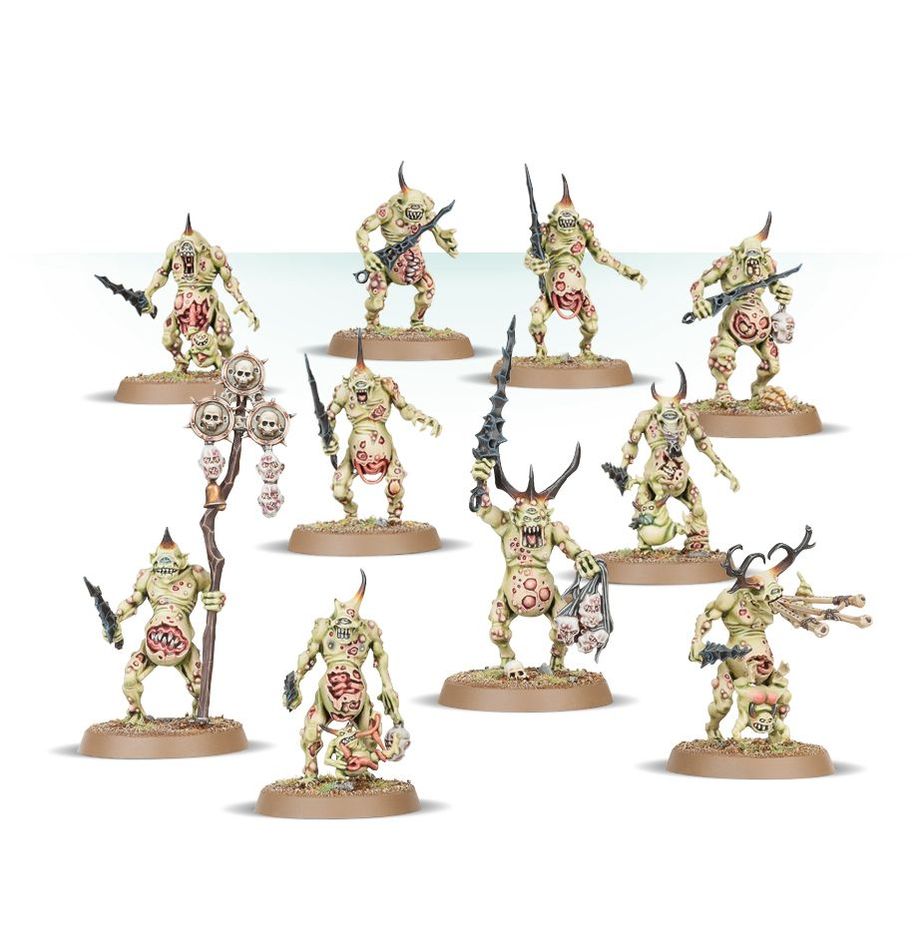 マゴットキン・オヴ・ナーグル：プレーグベアラー | ウォーハンマー40,000（40k）ウォーハンマーAge of Sigmar（AoS）
