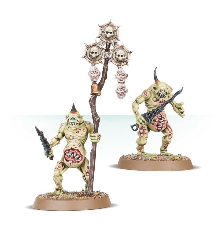 マゴットキン・オヴ・ナーグル：プレーグベアラー | ウォーハンマー40,000（40k）ウォーハンマーAge of Sigmar（AoS）