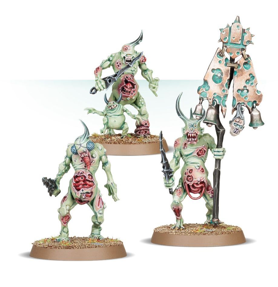 マゴットキン・オヴ・ナーグル：プレーグベアラー | ウォーハンマー40,000（40k）ウォーハンマーAge of Sigmar（AoS）