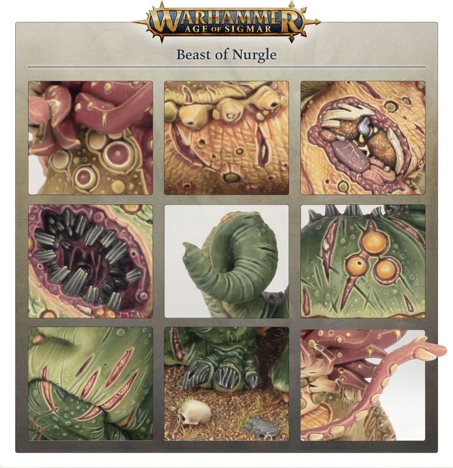 マゴットキン・オヴ・ナーグル: ビースト・オヴ・ナーグル  | ウォーハンマー40,000（40k）ウォーハンマーAge of Sigmar（AoS）