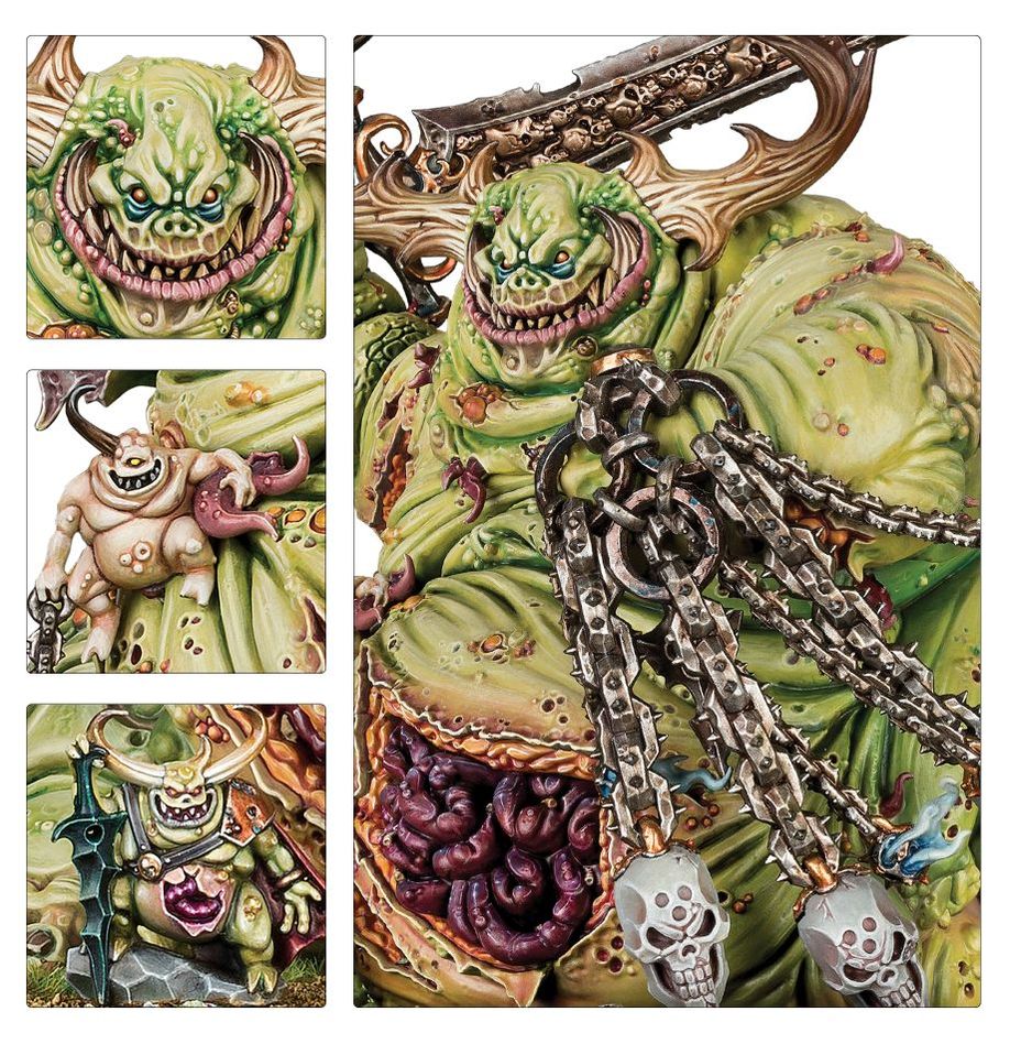 マゴットキン・オヴ・ナーグル：グレイトアンクリーン・ワン | ウォーハンマー40,000（40k） | ウォーハンマーAge of Sigmar（AoS）